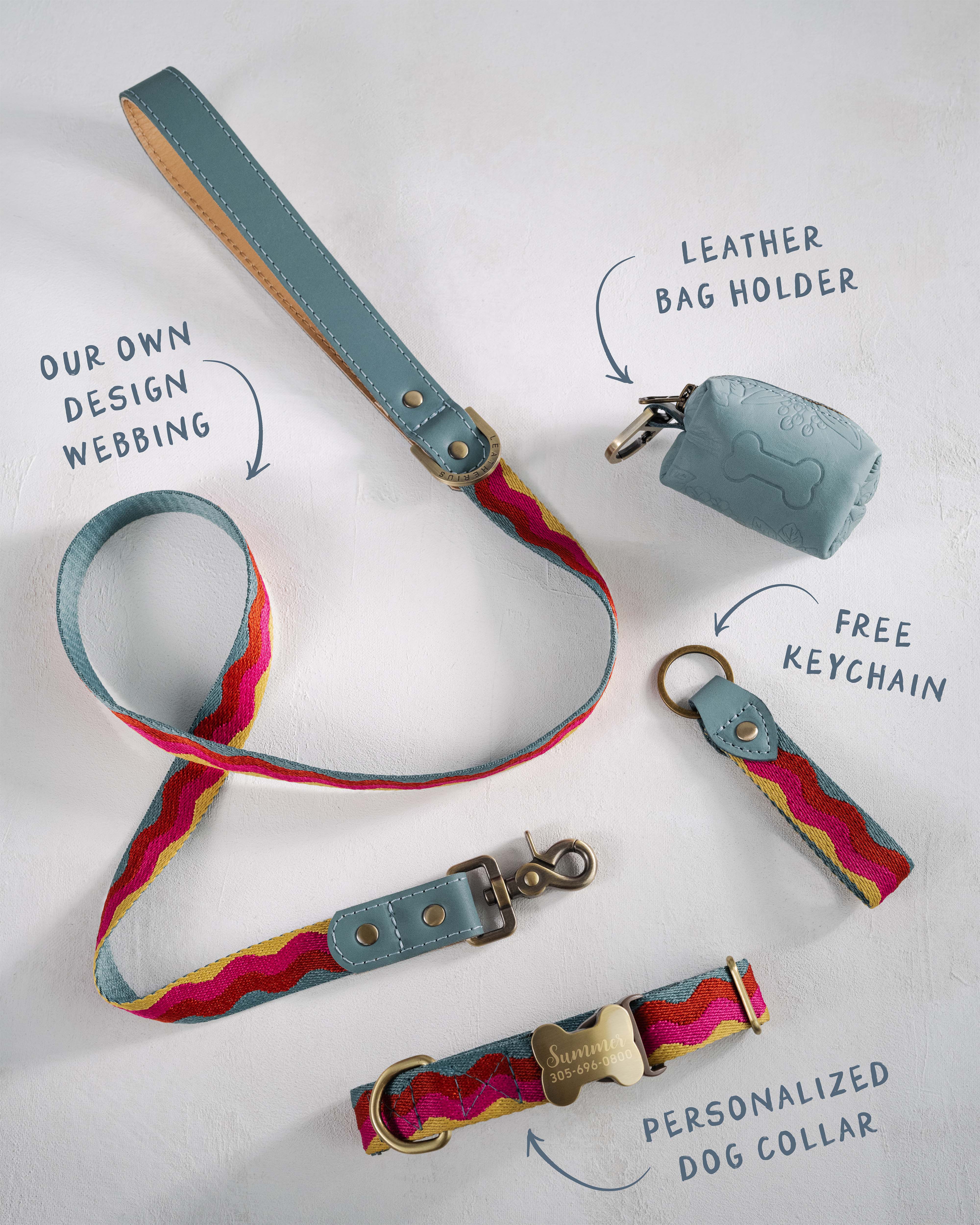 Personalized puppy collar