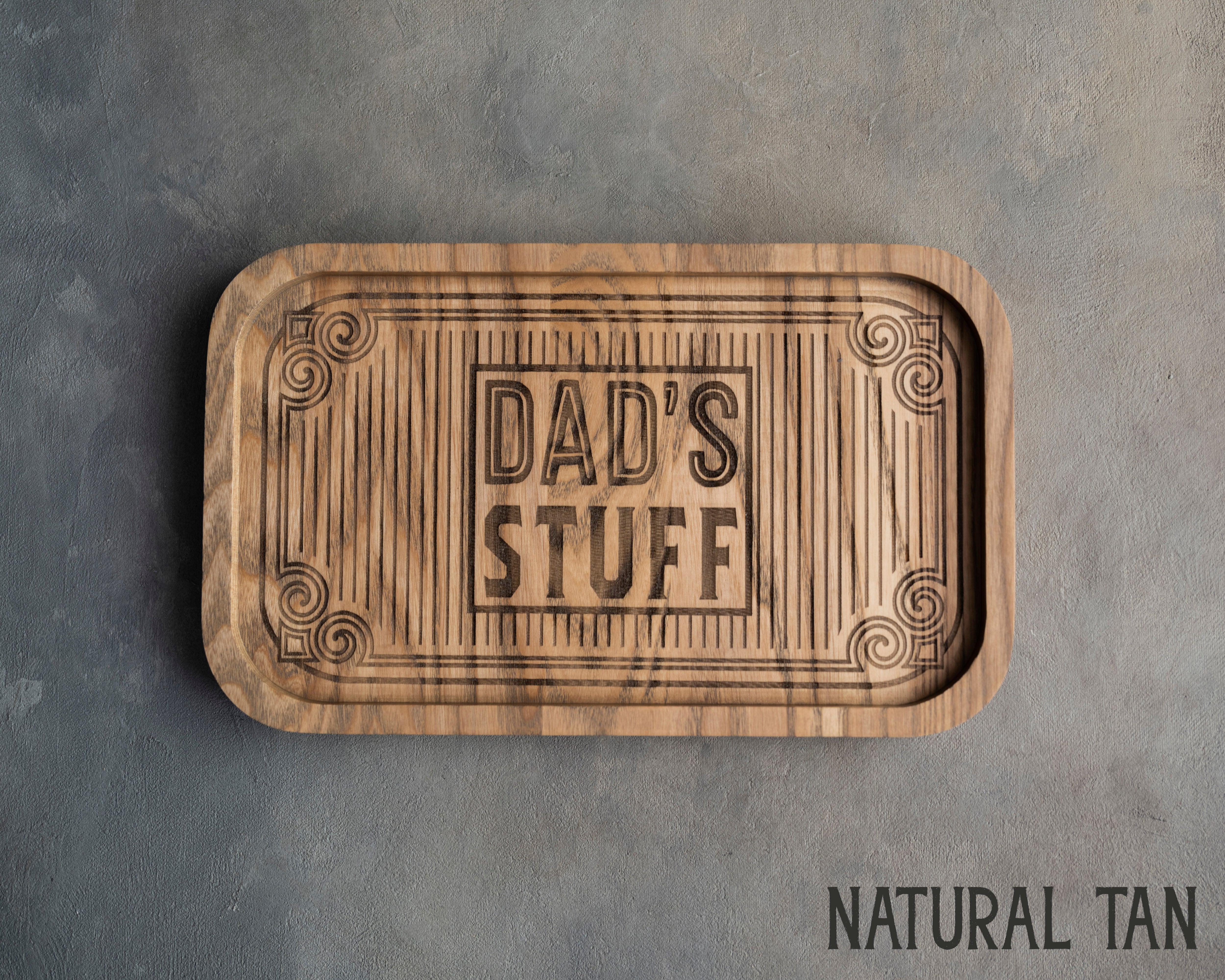 Wooden Tray In Natural Tan