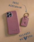 Personalized leather iPhone 15 plus case