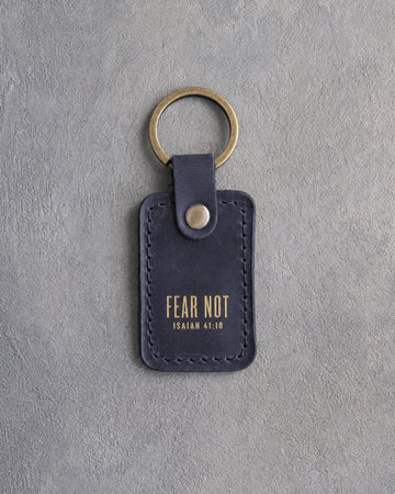 Isaiah 41:10 keychain – "fear not" bible verse gift