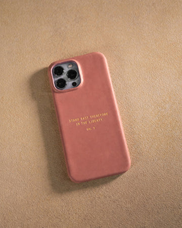 Galatians 5 iphone case – "stand fast therefore in the liberty" bible verse gift