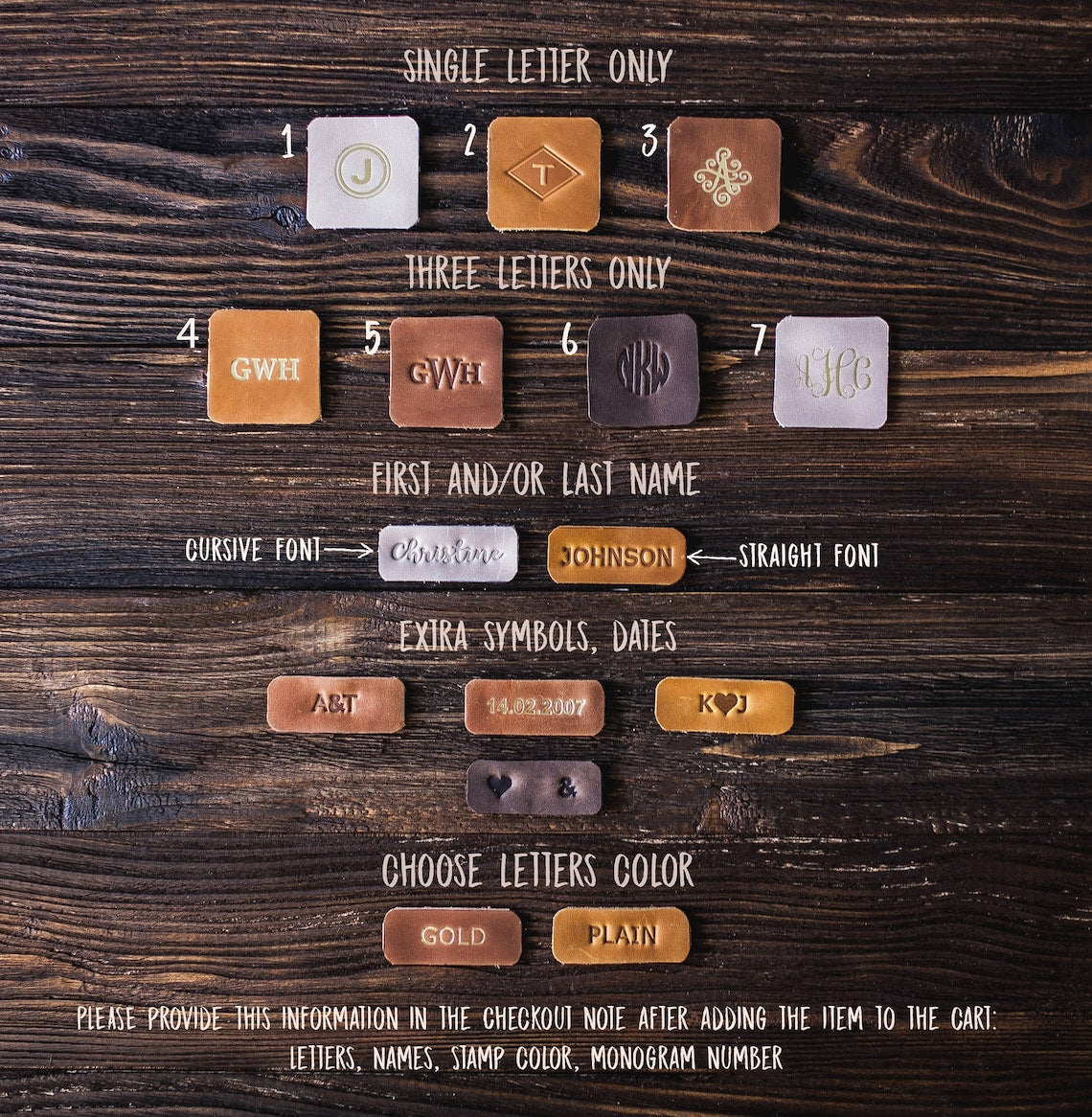 Personalized womens wallet