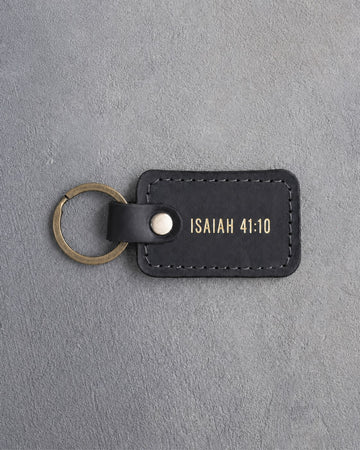 Isaiah 41:10 keychain – "fear thou not" bible verse gift