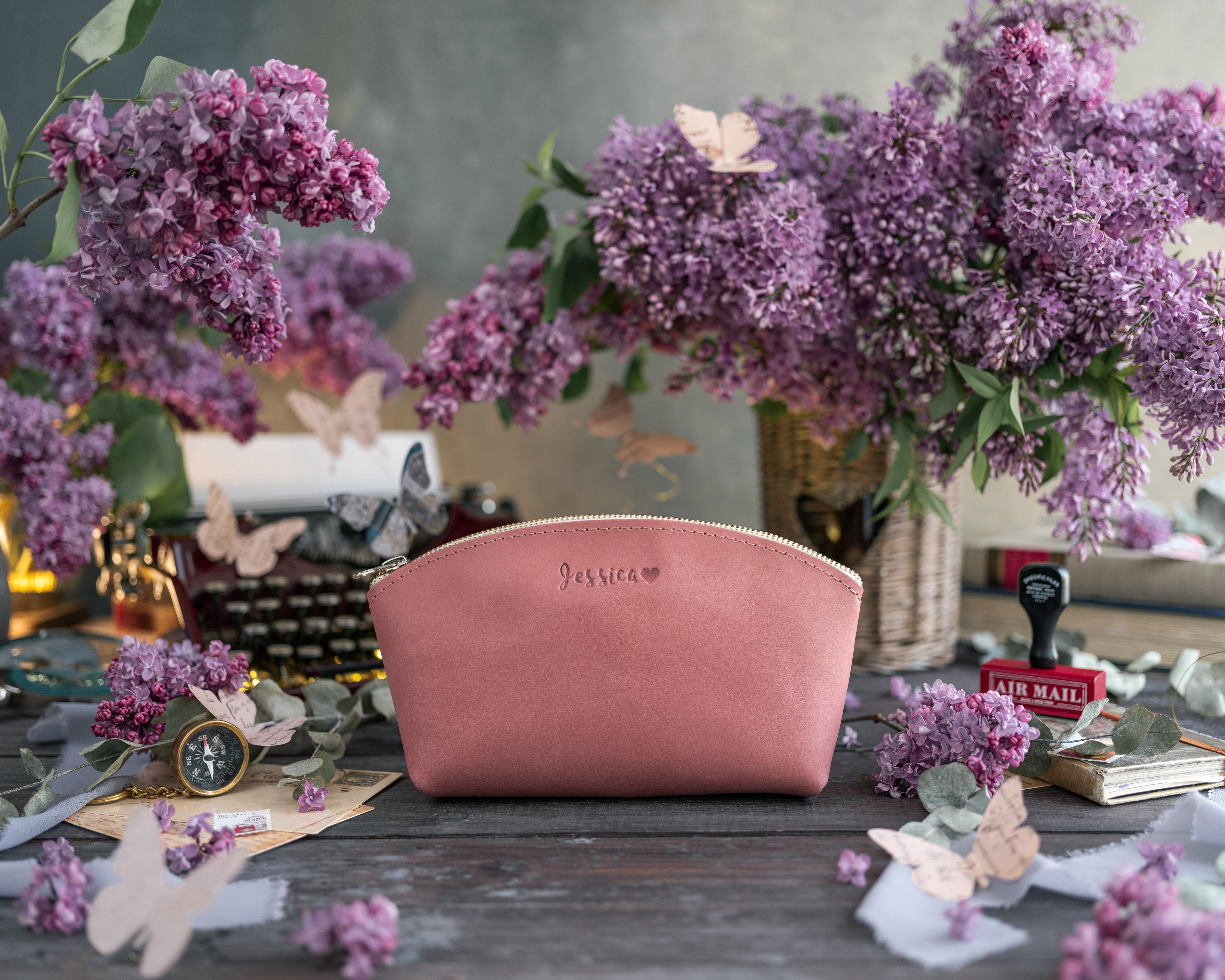 Personalized makeup bag