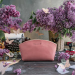 Makeup Bag In Parisian Blossom Leather