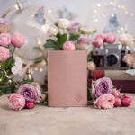 Personalized Passport Cover / Travel Wallet In Blush Leather