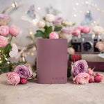 Personalized Passport Cover / Travel Wallet In Lilac Leather