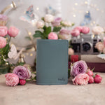 Personalized Passport Cover / Travel Wallet In Turquoise Leather