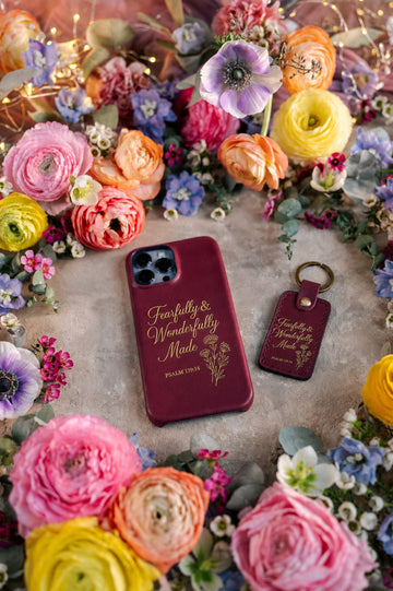 Psalm 139:14 iphone case – "fearfully & wonderfully made" bible verse gift