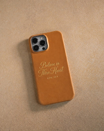 Romans 10:9 iphone case – "believe in thine heart" bible verse gift