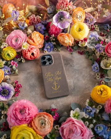 Psalm 71:5 iphone case – "thou art my hope" bible verse gift