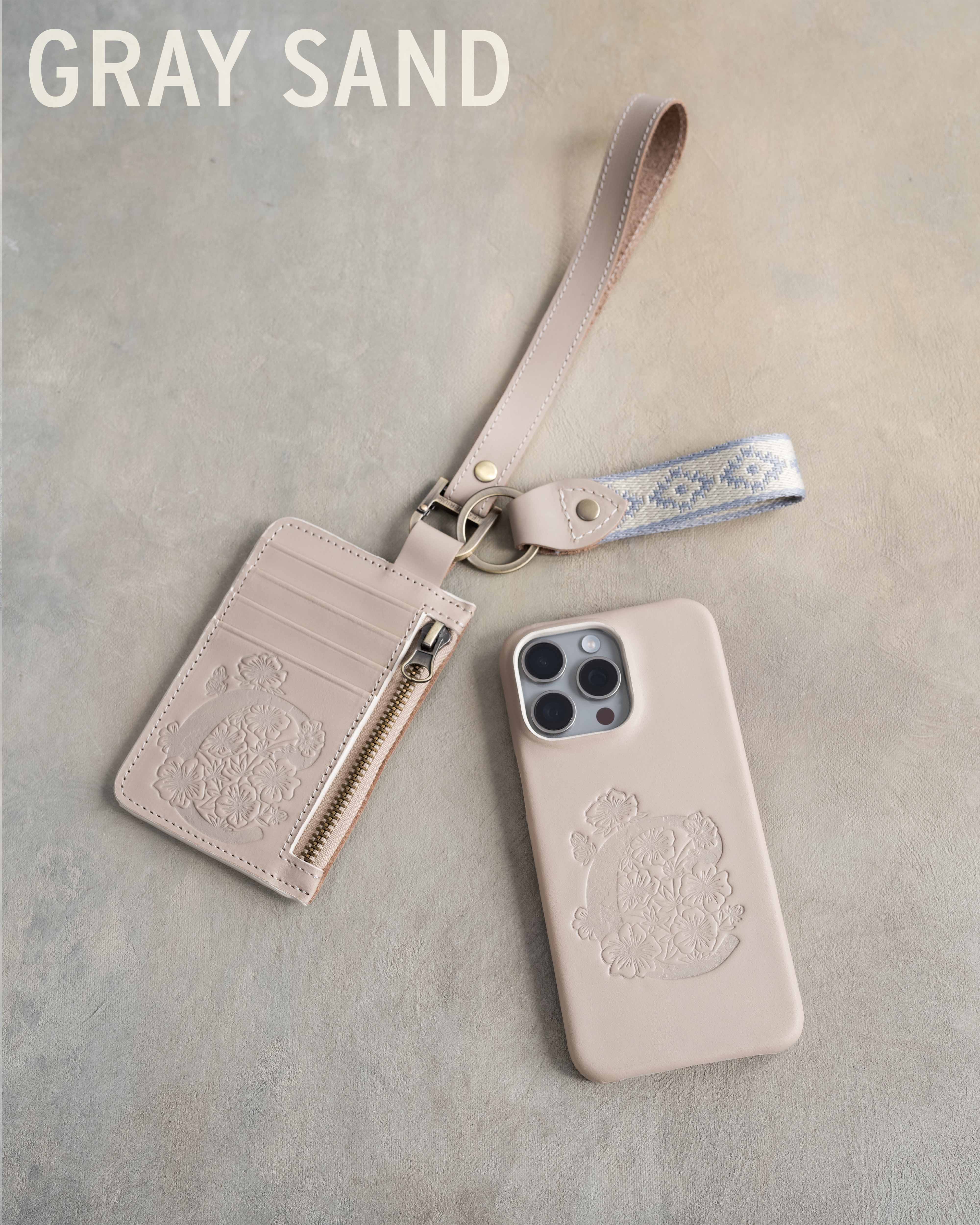 Leather iPhone 16 Pro Max Case - Personalized - Floral - For Her