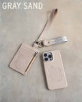 Leather iPhone 16 Pro Max Case - Personalized - Floral - For Her