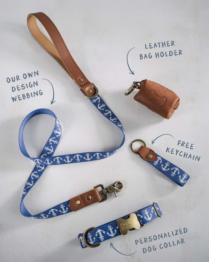 Sailor Dog Collar Set: Everything Your Nautical Pup Needs