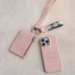 Love Is Patient 1 Cor. 13:4 handcrafted leather iPhone case, Christian scripture gift