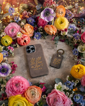 1 corinthians 16:14 iphone case – "let all be done in love" bible verse gift
