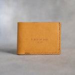 O Man Of God 1 Tim. 6:11 full-grain leather wallet, Christian scripture gift