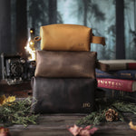 Personalized Mens Toiletry Bag - Leather Dopp Kit