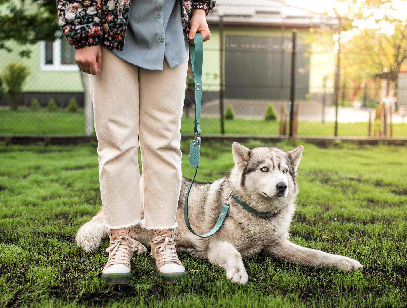 Personalized Leather Dog Leash