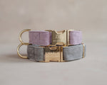 Velvet Dog Collar with fast release buckle