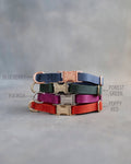 Personalized leather puppy collar
