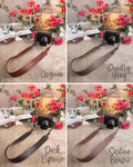 Personalized Leather Camera Strap