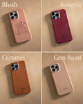 Personalized leather iPhone 15 pro max case