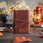 All Things Are Become New 2 Cor. 5:17 handcrafted leather journal, Christian scripture gift