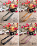 Personalized Leather Camera Strap