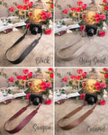Personalized Leather Camera Strap