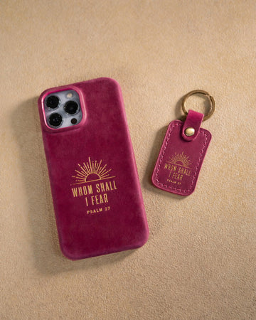 Psalm 27 iphone case – "whom shall i fear" bible verse gift