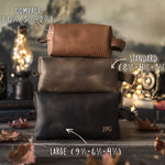 Personalized Mens Toiletry Bag - Leather Dopp Kit