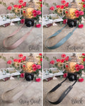 Leather Camera strap with a snap hook attachment