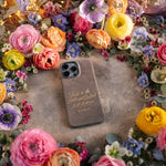 Trust In The Lord, And Do Good Psalm 37 handcrafted leather iPhone case, Christian scripture gift