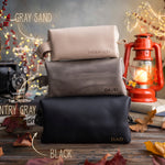 Personalized Leather Mens Dopp Kit - Toiletry Bag - Heat Embossed
