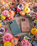 Personalized leather iPhone 12 pro max case