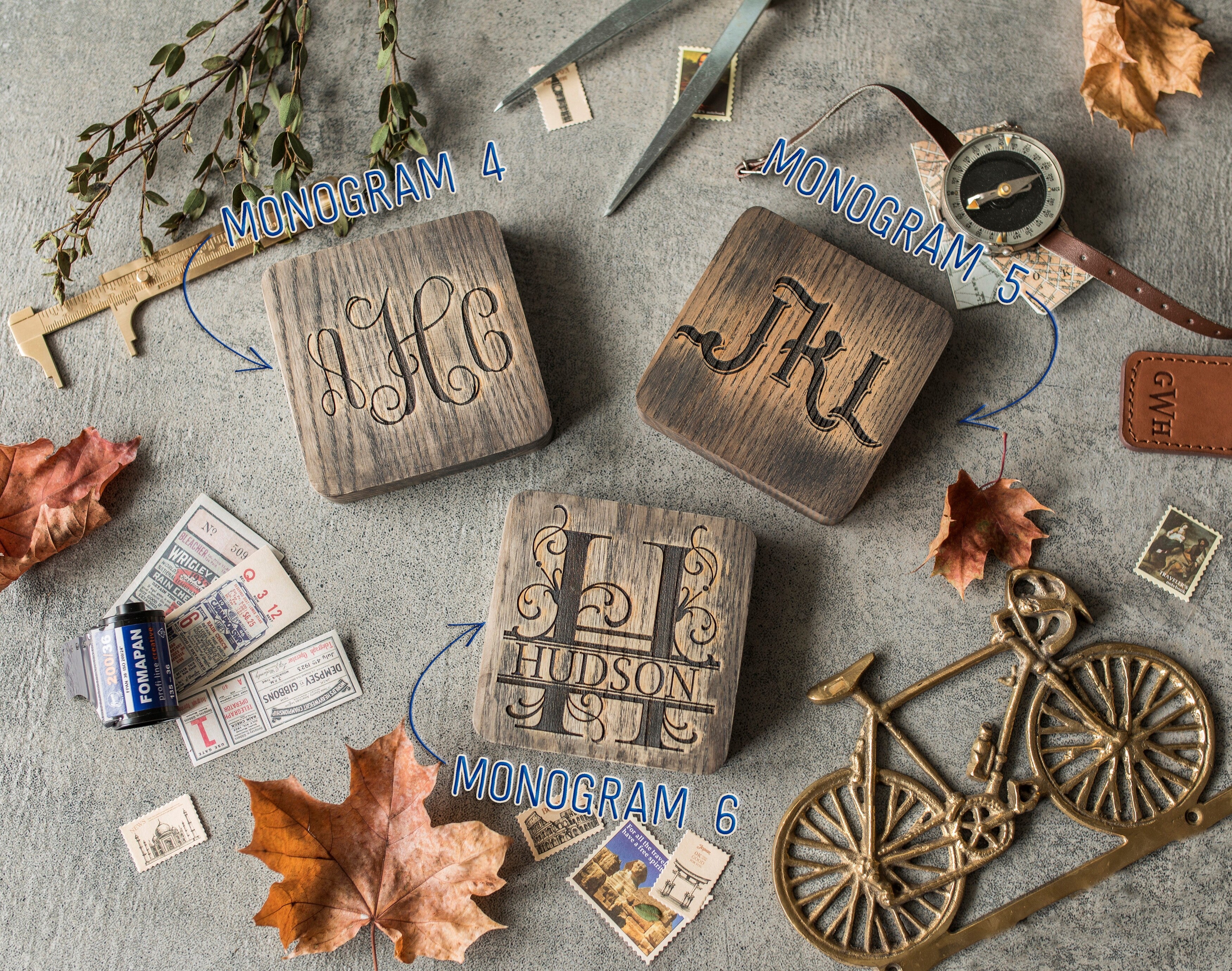 Wooden Personalized Handwriting Docking Station In Gray Tan