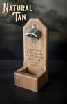 Wooden Bottle Opener In Natural Tan