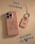 Personalized leather iPhone 12 case