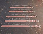 Dog collar with a name plate