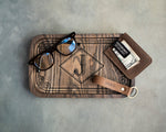 Wooden Tray In Brown Tan