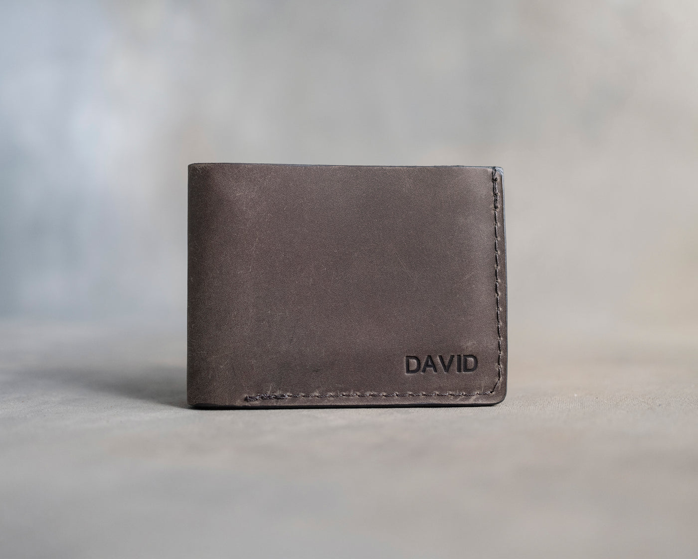 Personalized horizontal wallet