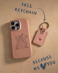 Personalized leather iPhone 15 case