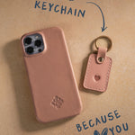 Personalized leather iPhone 15 pro max case