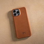 Personalized leather iPhone 15 pro max case