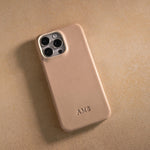 Personalized leather iPhone 15 pro max case