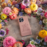 Personalized leather iPhone 15 plus case