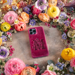 Personalized leather iPhone 15 plus case