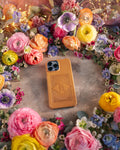 Personalized leather iPhone 15 pro case