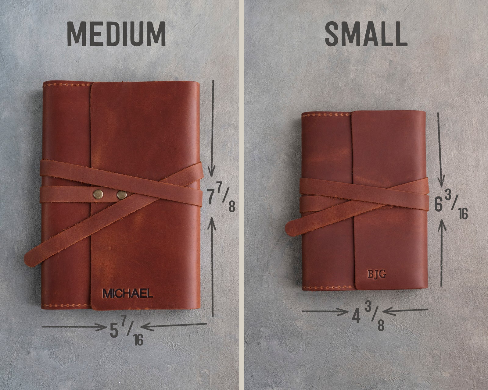 Forest Green Leather Journal | Leatherius Woodman